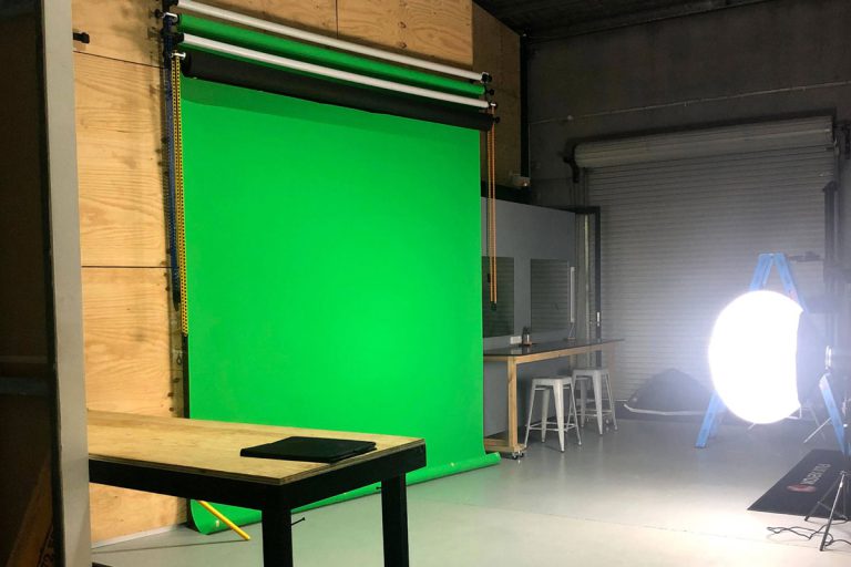 Photo studio back drop wall