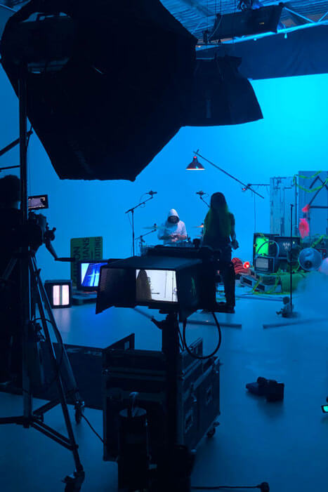 Music video filming